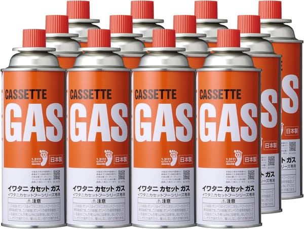 イワタニ カセットガス 12本セット 専用収納ボックス付き CB-250-OR-12BOX