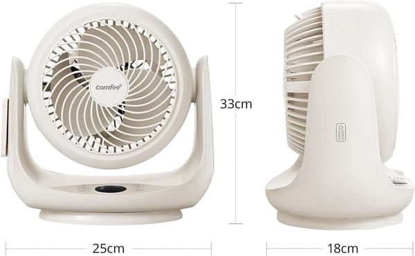 静音サーキュレーター 28畳用 リモコン付き 3モード 風量9段階調節 省エネ 軽量 ベージュ