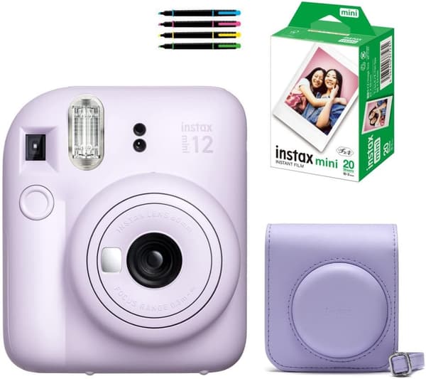 チェキ instax mini 12 インスタントカメラ 4点セット