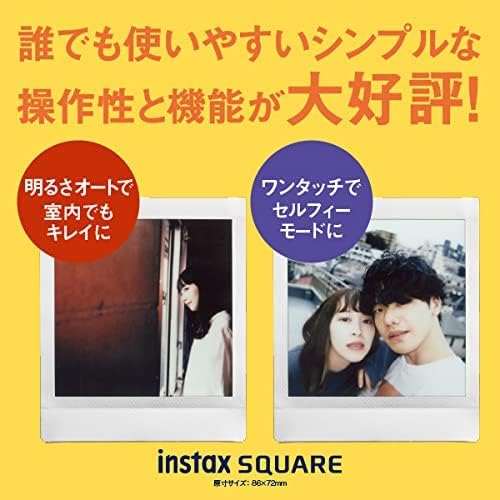 チェキスクエア SQ1 インスタントカメラ チョークホワイト