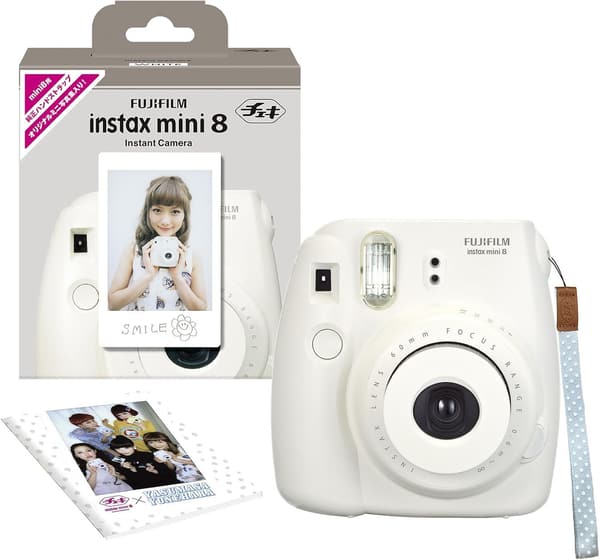 インスタントカメラ チェキ instax mini 8 ホワイト