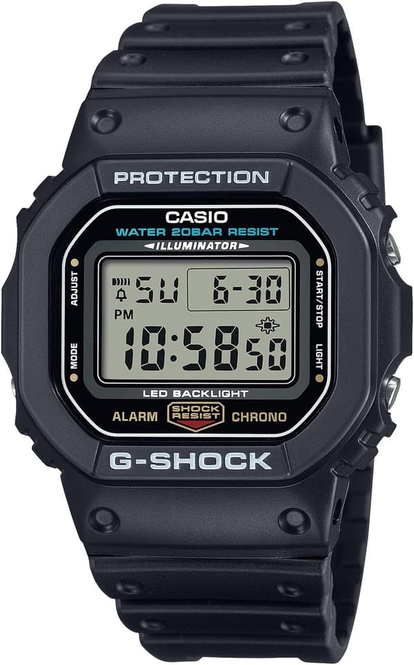 メンズ ジーショック 腕時計 ブラック DW-5600UE-1JF【国内正規品】