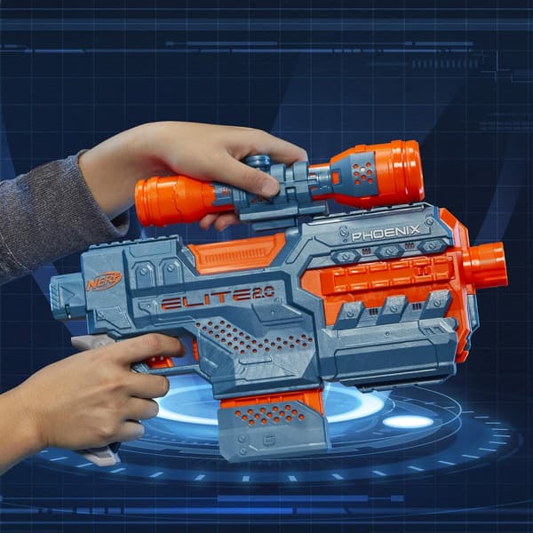 子供の日向けナーフエリート2.0フェニックスCS-6電動ブラスターセット
