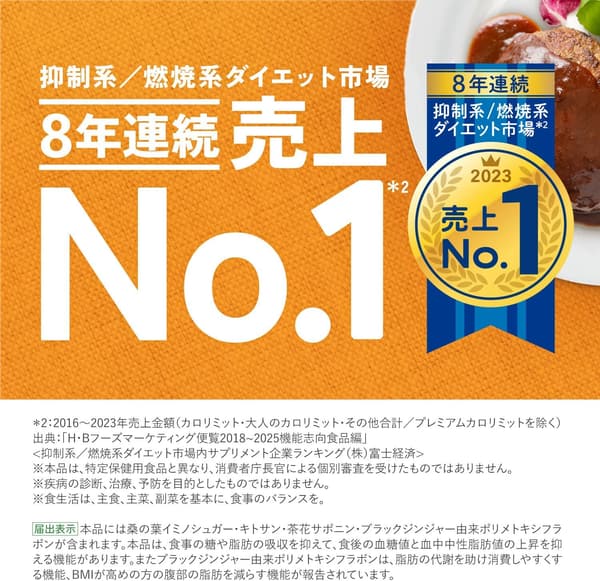 大人のカロリミット 90回分 (30回分×3袋) [機能性表示食品] ダイエットサポートサプリメント