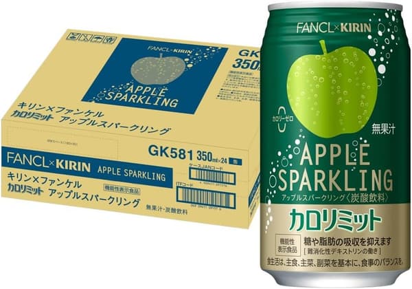 カロリーゼロ アップルスパークリング 350ml × 24本 機能性表示食品