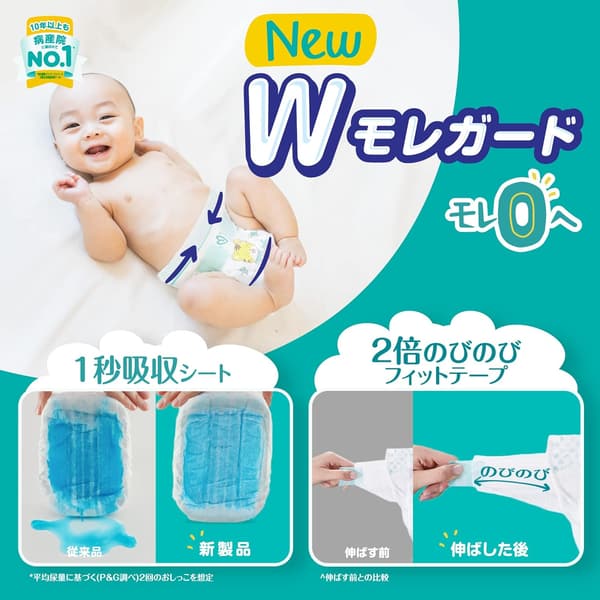 パンパース さらさらケア オムツ Sサイズ 352枚 (88枚×4パック) [ケース品]
