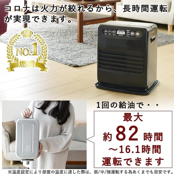 コロナ 石油ファンヒーター 日本製 9畳用 入切タイマー付き ホワイト FH-G32YA5(W)