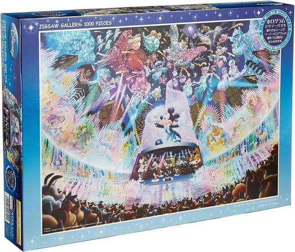 ディズニー ホログラムピース 1000ピース ジグソーパズル ウォータードリームコンサート (51x73.5cm) 日本製