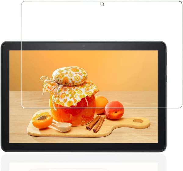 Amazon Fire HD 10 Plus/HD 10 2021 専用 旭硝子製 液晶保護強化ガラスフィルム 9H 耐衝撃 気泡レス