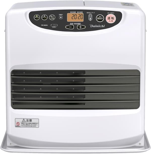ダイニチ 石油ファンヒーター Lタイプ 木造15畳/コンクリート20畳対応 ムーンホワイト FW-5623L-W