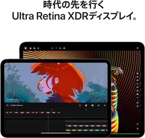 Apple iPad Pro 11インチ(M4) 256GB Wi-Fi 6E、12MPカメラ、LiDAR、Face ID - スペースブラック