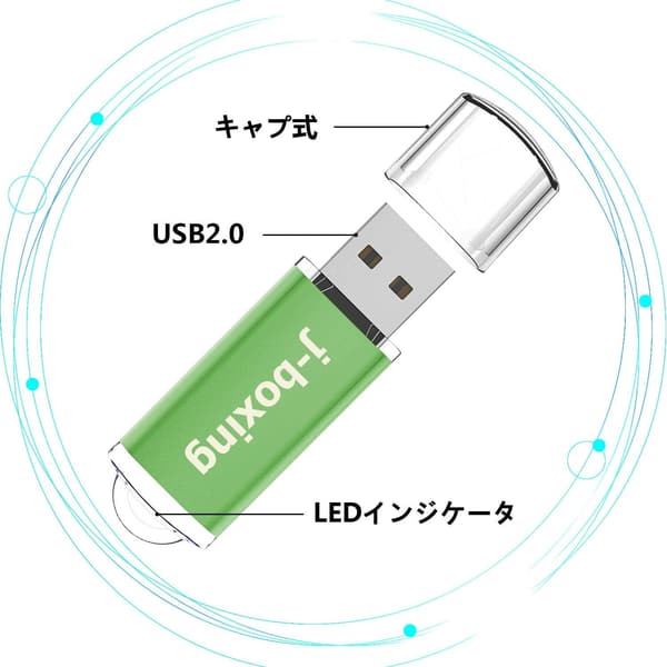 10個セット USBメモリ 4GB キャップ式 フラッシュドライブ 五色展開