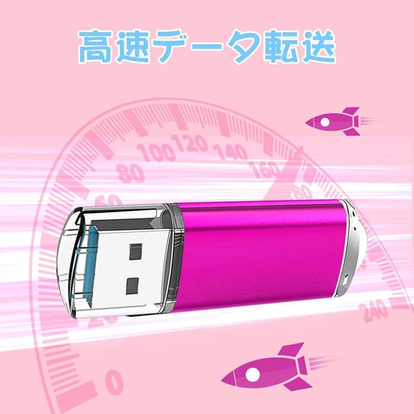 EASTBULL USBメモリ 1GB 10個セット 防塵仕様 ストラップ・LED付き USB2.0