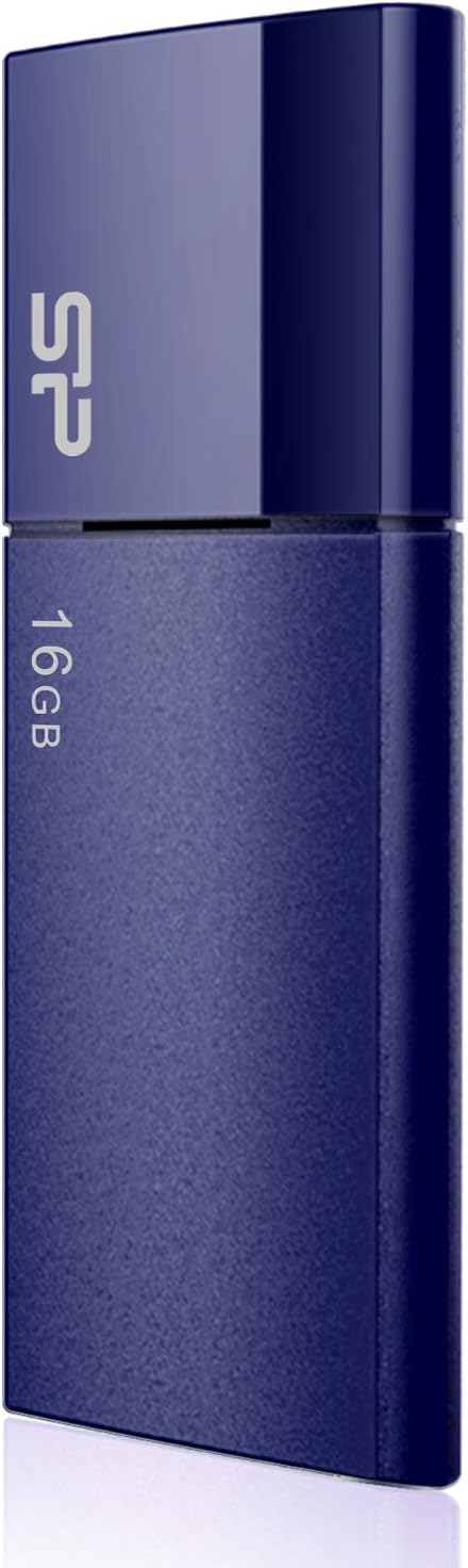 16GB USB3.0 スライド式USBメモリ ネイビーブルー Blaze B05
