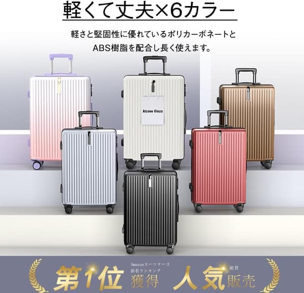 機内持ち込み対応 サクラピンク Sサイズ 超軽量キャリーケース 大容量 ダブルキャスター TSAロック搭載