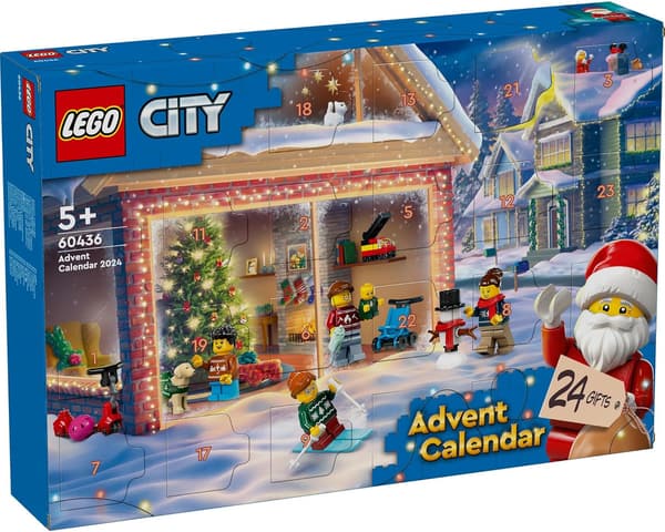 クリスマス用レゴシティアドベントカレンダー2024（男の子・女の子向け、5歳以上）