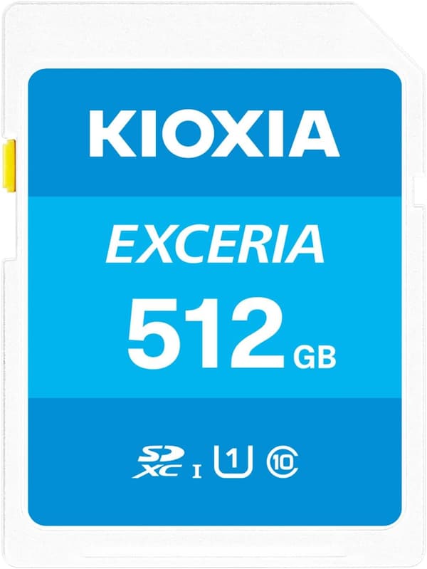 KIOXIA 512GB SDXC UHS-I Class10 国内正規品 SDカード 読出速度100MB/s メーカー保証5年