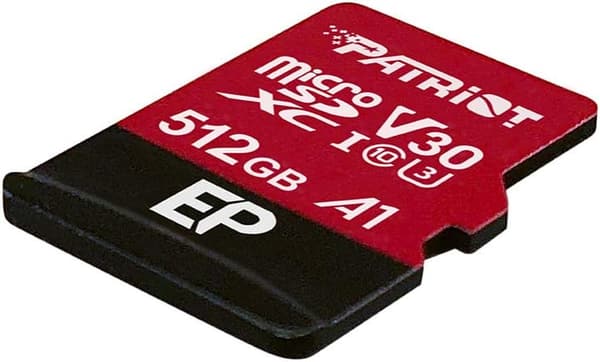 Patriot Memory MicroSDカード A1 V30 512GB Android最適化 Full HD & 4K用
