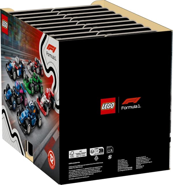 誕生日プレゼントに最適なレゴ F1ミニフィギュアコレクターズレースカーセット 36個入り
