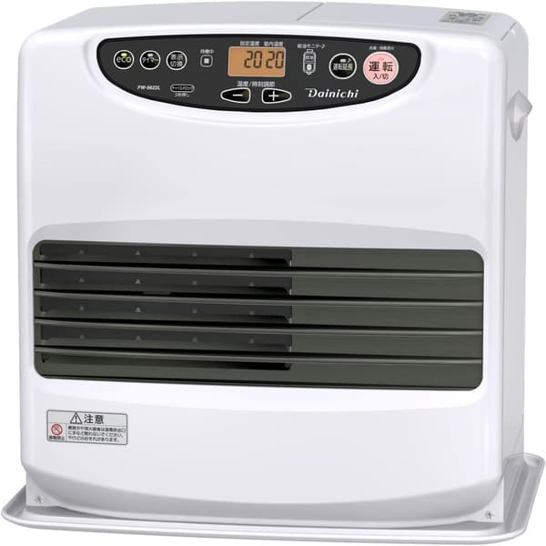 ダイニチ Lタイプ 石油ファンヒーター 木造15畳/コンクリート20畳対応 ムーンホワイト FW-5622L-W