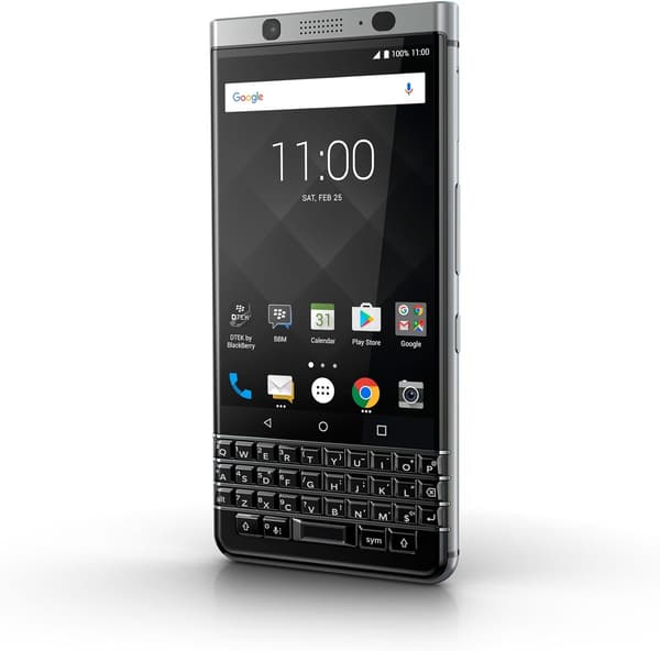 BlackBerry KEYone ブラック/シルバー 32GB SIMフリー スマートフォン QWERTYキーボード【日本正規代理店品】