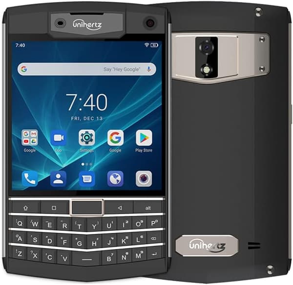 SIMフリー・アンドロイド10 タフネススマートフォン（Unihertz Titan） 6GB RAM・128GB ROM・QWERTYキーボード・黒