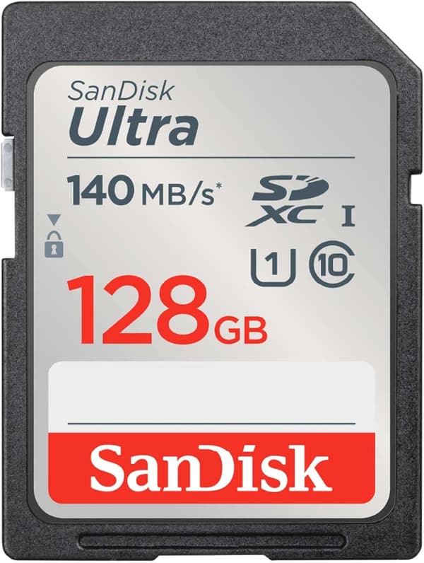 サンディスク 128GB SDXCカード Class10 UHS-I 読取り最大140MB/s
