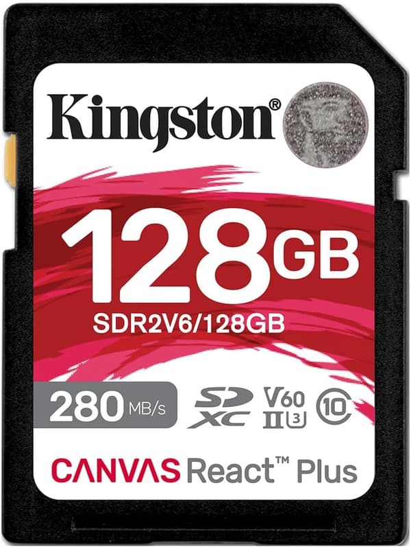 キングストン 128GB SDXCカード UHS-II V60 最大280MB/s 4K対応