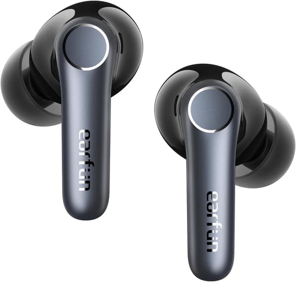 EarFun Air Pro 4 ワイヤレスイヤホン - Bluetooth 5.4・ハイブリッドANC・52時間再生・ハイレゾ対応（ブラック）