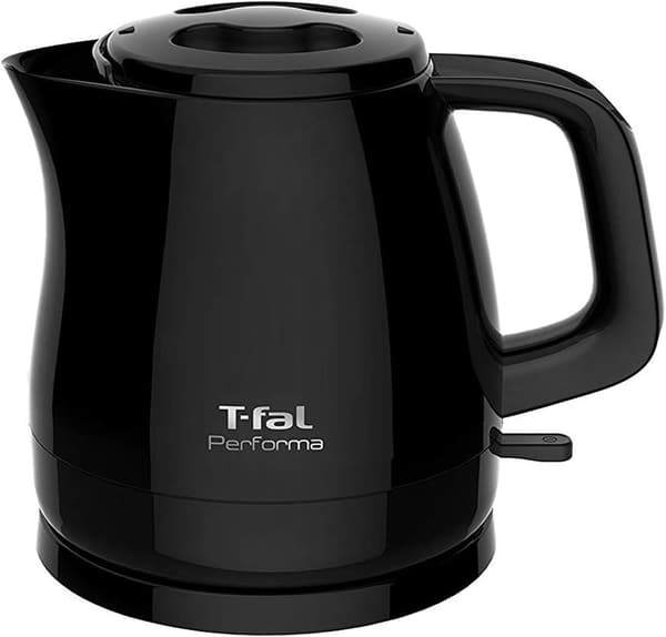 ティファール ブラック電気ケトル 0.8L コンパクトタイプ 空焚き防止 自動電源OFF 取り外し可