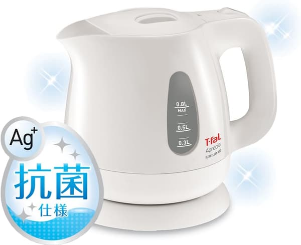 抗菌ティファール電気ケトル アプレシア ウルトラクリーン パールホワイト 0.8L