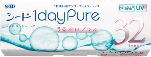 ワンデーピュアうるおいプラス 32枚入【BC】8.8/PWR-5.00
