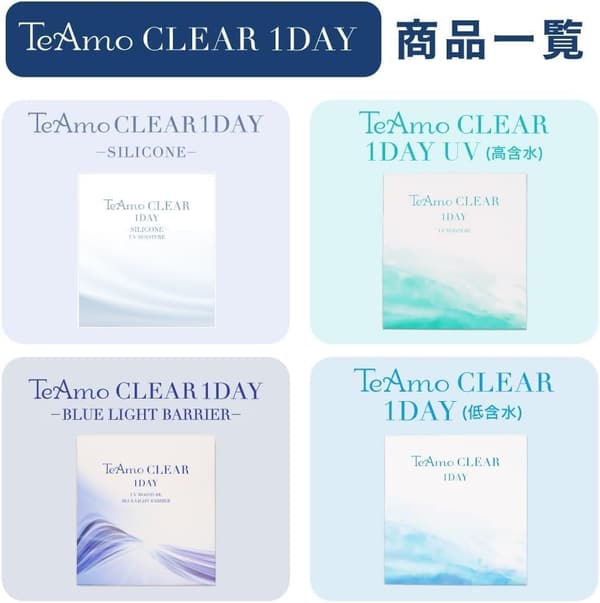 ティアモ 1DAY コンタクトレンズ 低含水 14.0mm -3.50 30枚入り