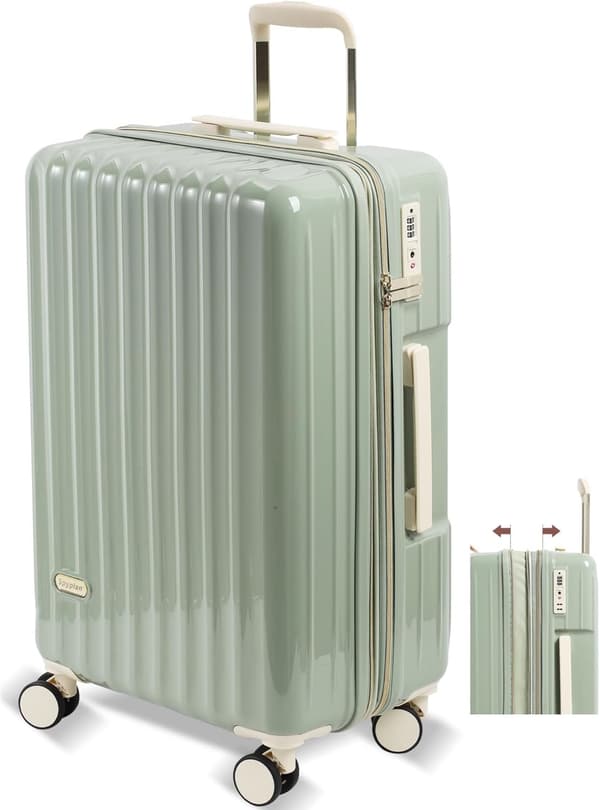 機内持ち込み可 超軽量大容量スーツケース Lサイズ 90L-110L TSAロック搭載 360度回転 静音キャスター
