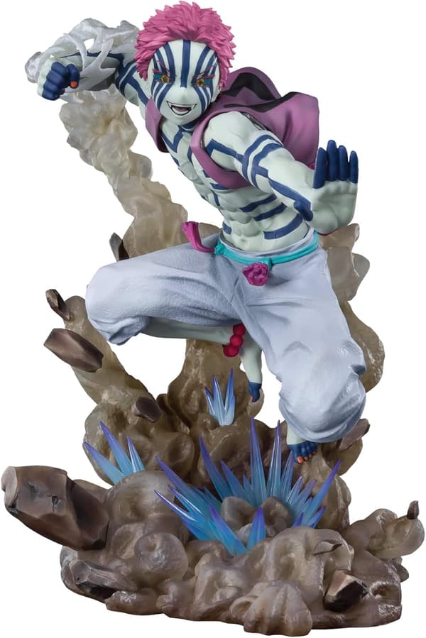 鬼滅の刃 フィギュアーツZERO 猗窩座 上弦の参 PVC製 完成品 約180mm