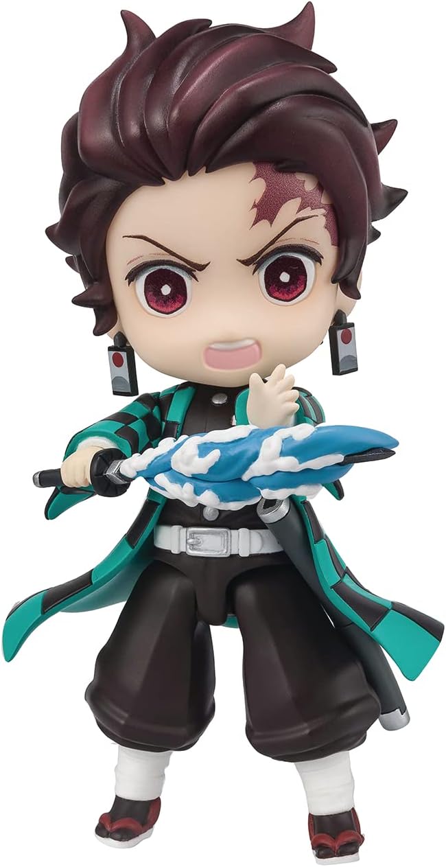 鬼滅の刃 竈門炭治郎 水の呼吸 可動フィギュア 約90mm PVC&ABS製