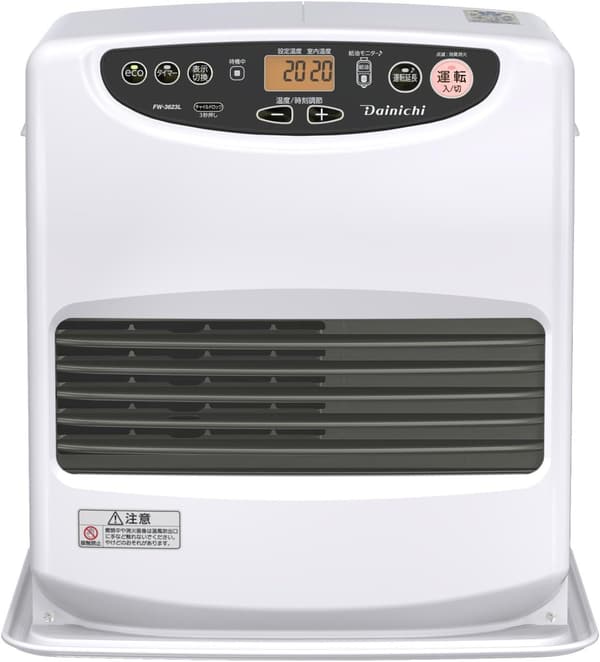 ダイニチ Lタイプ石油ファンヒーター 木造10畳/コンクリート13畳用 ムーンホワイト FW-3623L-W