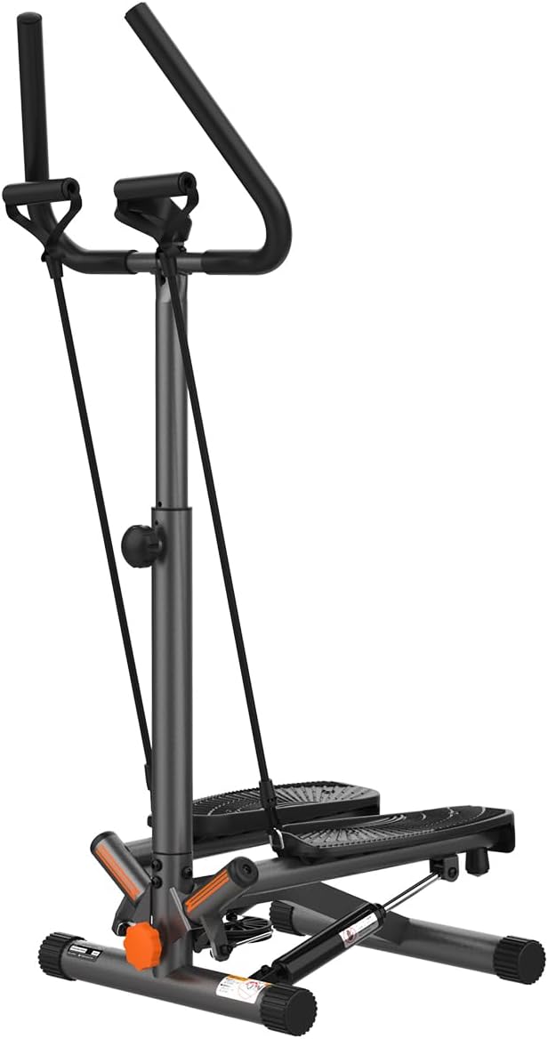 健康ステッパー ツイストタイプ 静音・負荷調整付き 全身トレーニング用 室内運動器具 最大承重量110kg