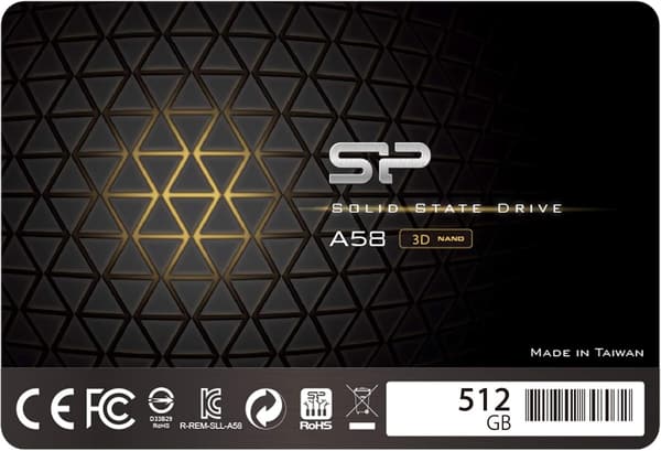 シリコンパワー 512GB 内蔵SSD 2.5インチ SATA III 3D NAND SLCキャッシュ