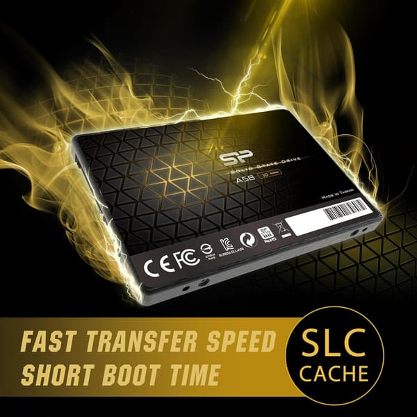 シリコンパワー 512GB 内蔵SSD 2.5インチ SATA III 3D NAND SLCキャッシュ