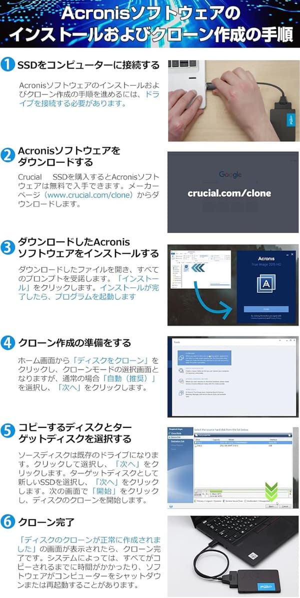 クルーシャル BX500 240GB SSD 内蔵2.5インチ SATA3【3年保証】