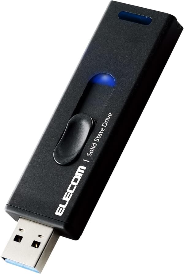 500GB外付けSSD USB3.2(Gen2) アルミ筐体 PS5/PS4対応 ブラック ESD-EMA0500GBK