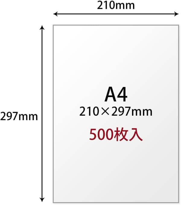 プラス コピー用紙 A4 白色度82% 500枚 0.09mm厚