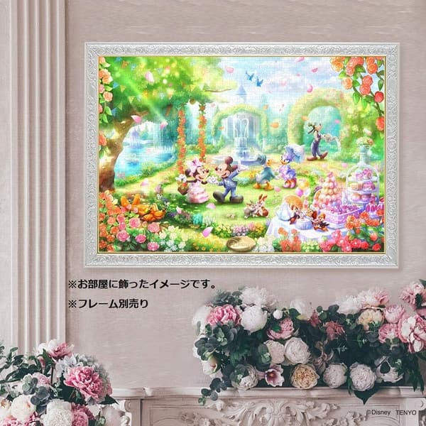 ディズニー バラの香りのガーデンパーティー 1000ピース ジグソーパズル 日本製