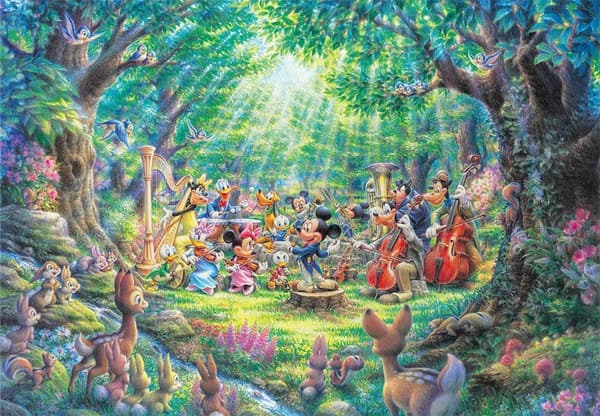 ディズニー 森のフィルハーモニー 1000ピース ジグソーパズル (51x73.5cm) 日本製