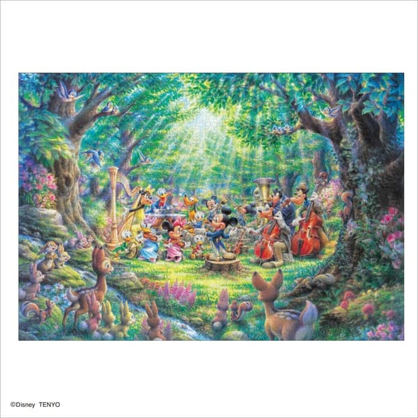ディズニー 森のフィルハーモニー 1000ピース ジグソーパズル (51x73.5cm) 日本製