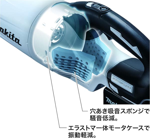 マキタ コードレス掃除機 CL280 カプセル&サイクロン式 18V（バッテリー別売）