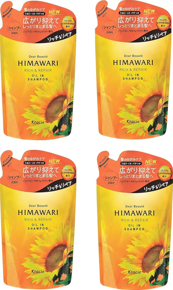 ディアボーテ オイルインシャンプー 詰替用 360mL×4個【まとめ買い】