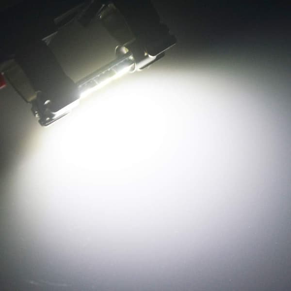 12V車用 バニティランプ 4014SMD型LED 9連 ホワイト 10個セット