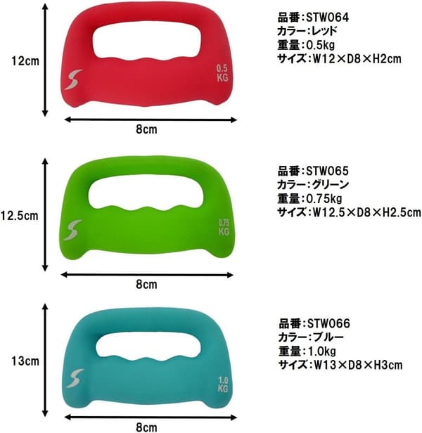 ウォーキング用シンテックスダンベル